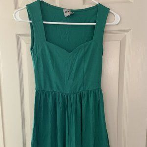 ASOS Sweetheart Playsuit Romper Teal Green - XS/S